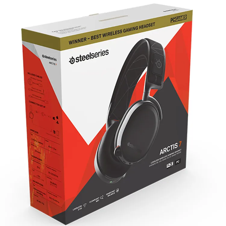  2019 Edition SteelSeries Arctis 7 Gaming Headset High DTSXv2.0 7.1 Wireless game headset Headphone 