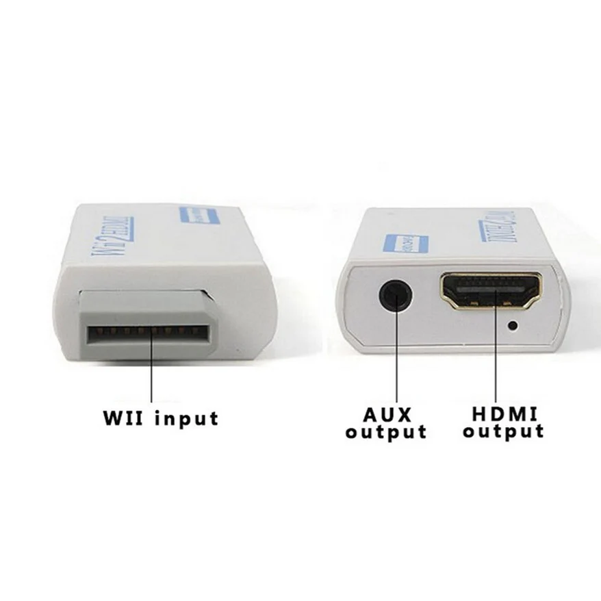 WII al convertitore di HDMI supporta full HD 720 P 1080 P 3.5mm audio e la sincronizzazione video W
