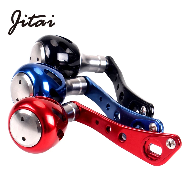 

JTIAI Aluminum Alloy Small Fishing Reel Rocker Durable Strong Baitcasting Reel Handle For Water-Drop Wheel DIY Replacement Pesca