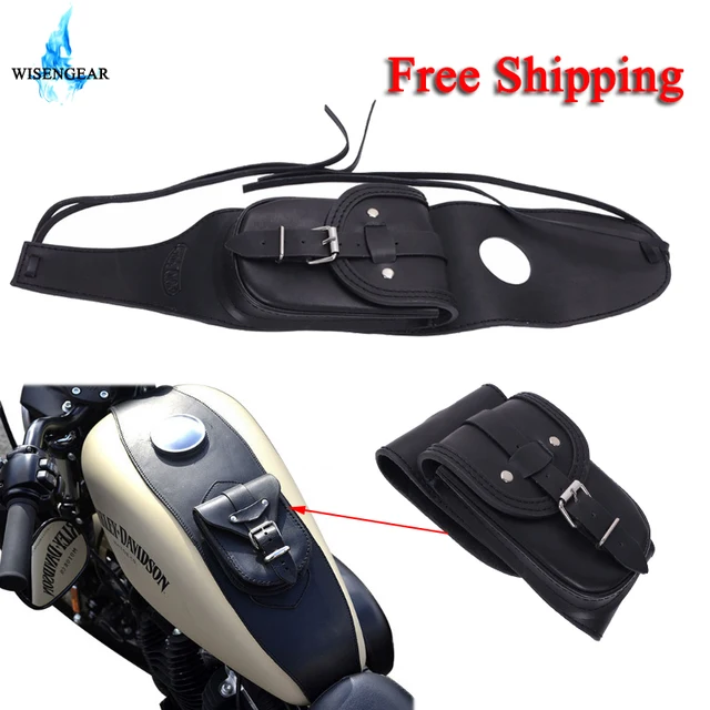 Wisengear Motorcycle Tank Bag Saddlebags Pu Leather Tools For Wisengear Motorcycle Tank Bag Saddlebags Pu Leather Tools For Harley Sportster 1200 Xl1200 Xl 883