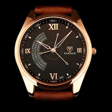 YAZOLE Original Style Montre-Bracelet Hommes Montres Top Marque De Luxe Célèbre Mâle Horloge À Quartz Montre pour Homme Hodinky Relogio Masculino
