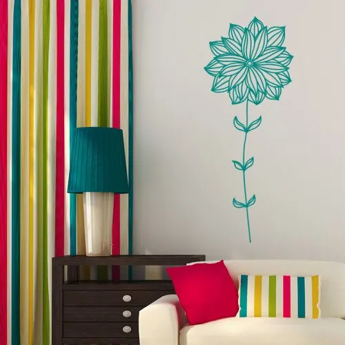 

YOYOYU Art Home Decor Flower Wall Sticker Vinyl Decal Bedroom Living Room Nursery Creative Design WW-459
