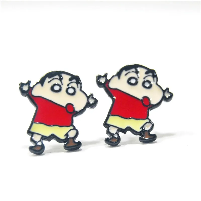 IVYYE Crayon Shin-chan Япония Мода Аниме Сережка с героями мультфильмов милые серьги-гвоздики с животными для женщин девочек детские ювелирные изделия Рождественский подарок