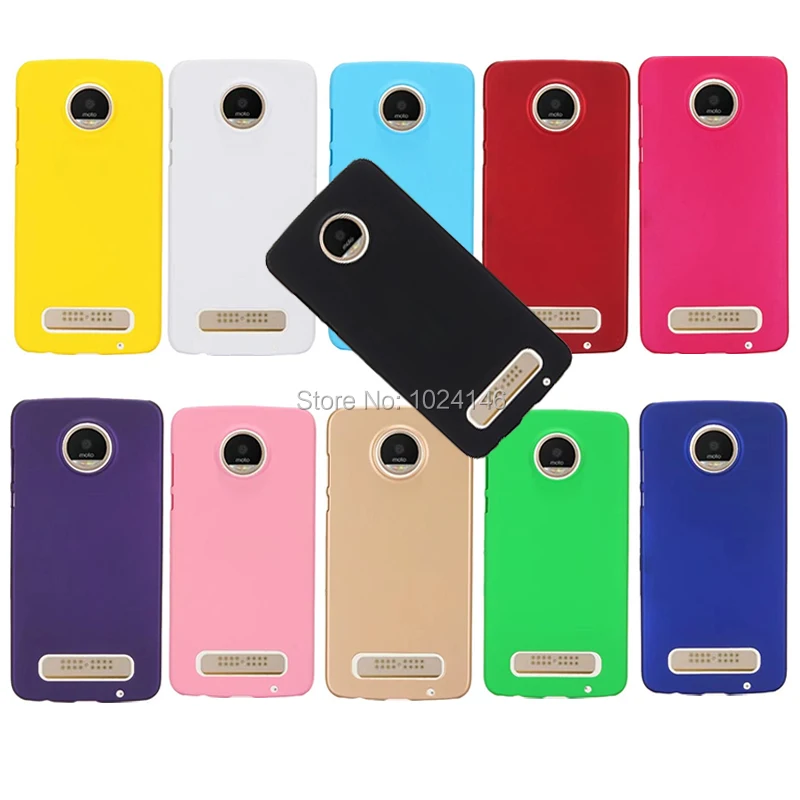 Тонкий Матовый Жесткий пластиковый Чехол карамельного цвета для Motorola Moto Z2 Play Z2Play