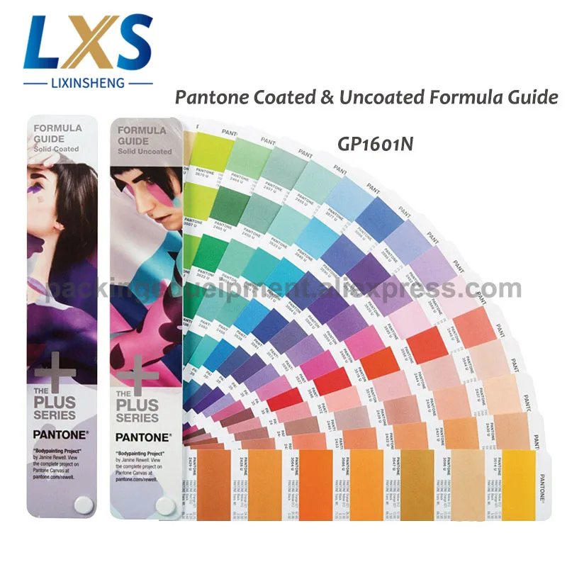 2 книги C/U Pantone color Guide GP1601N Formula Guide Solid Coated& Uncoated Set