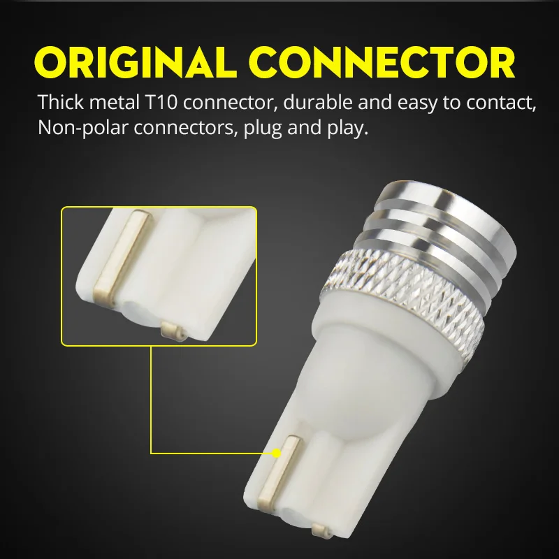 Ламсветильник светодиодная NAO T10 5W5 W5W 1 9 W 12 В 3030 194 Для E46 E60 E90 F10 F30 E39 F20 F87 X5