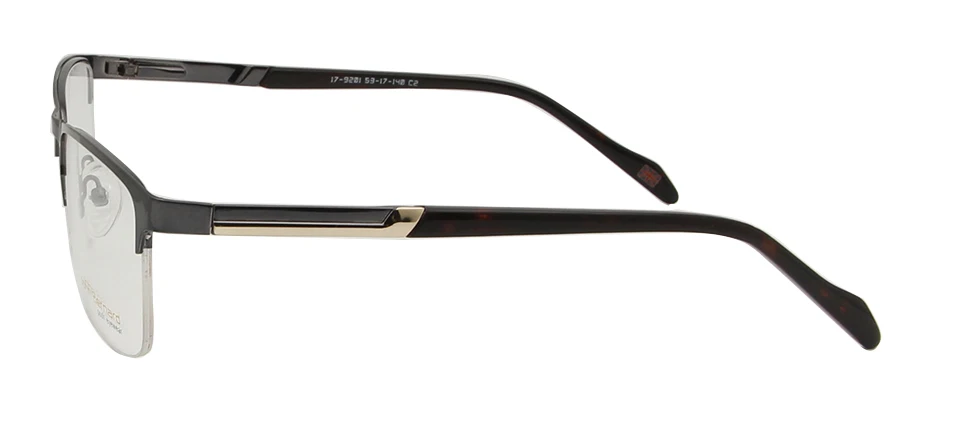 ESNBIE, новые деловые мужские очки с оптической оправой, металлические очки для близорукости, мужские полуоправы, очки без оправы