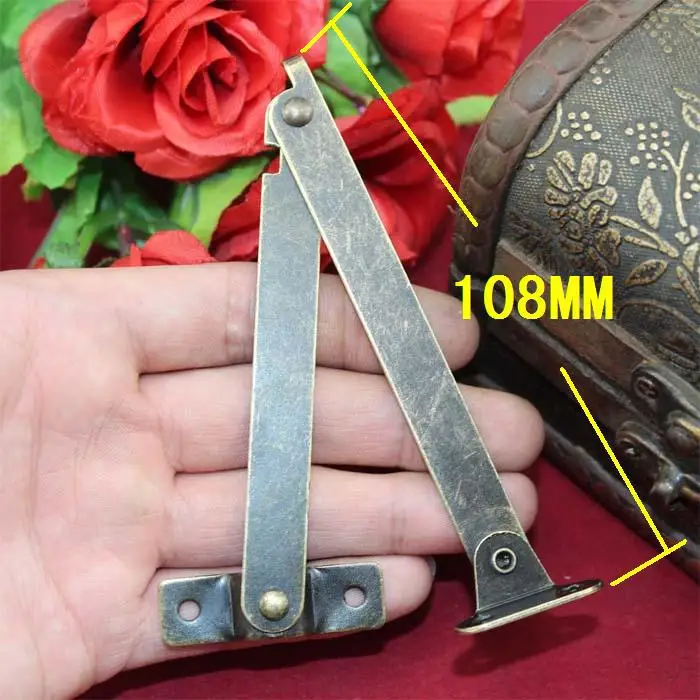 10pcs 108*11MM Support hinge Wooden tripod support Antique hinge