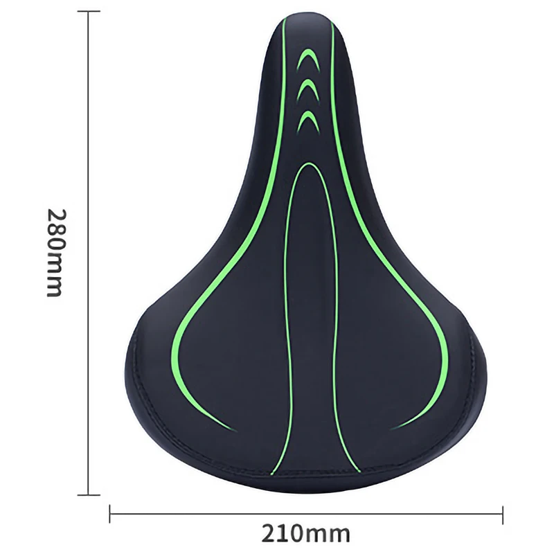 Горячее Велосипедное Сиденье Велосипеда универсальное седло с хвостовым светом Подушка многоцветная Расширенная удобная мягкая подушка