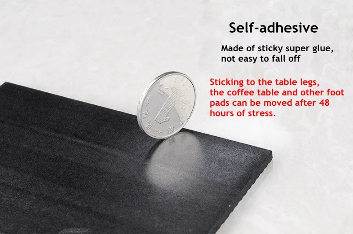 EVA анти-царапинам стол стул для ног Подушка на стул защитная накладка mute wear pad self-самоклеющийся материал