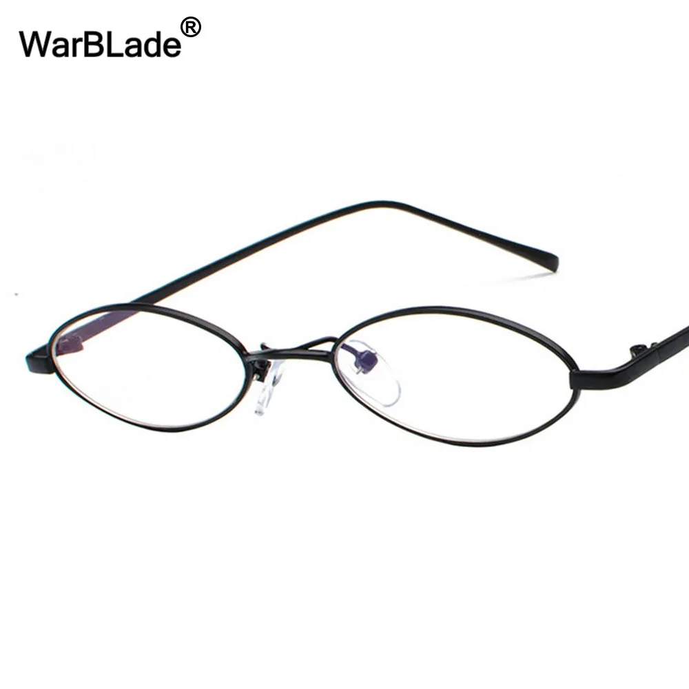 WarBLade Модные Золотые очки в металлической оправе для женщин овальные винтажные очки с бесцветными линзами оптические оправы lunette de vue femme