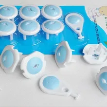 6 шт. Русский ЕС Европейский Стандарт Евро-Ребенок Электрическая Розетка Разъем Двухфазного Безопасная Блокировка Крышки для Новорожденных Kid