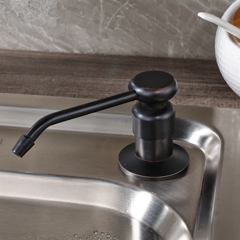 Free-Shipping-Oil-Rubbed-Bronze-Kitchen-Soap-Dispenser-Liquid-Soap-Dispenser-Deck-Mounted