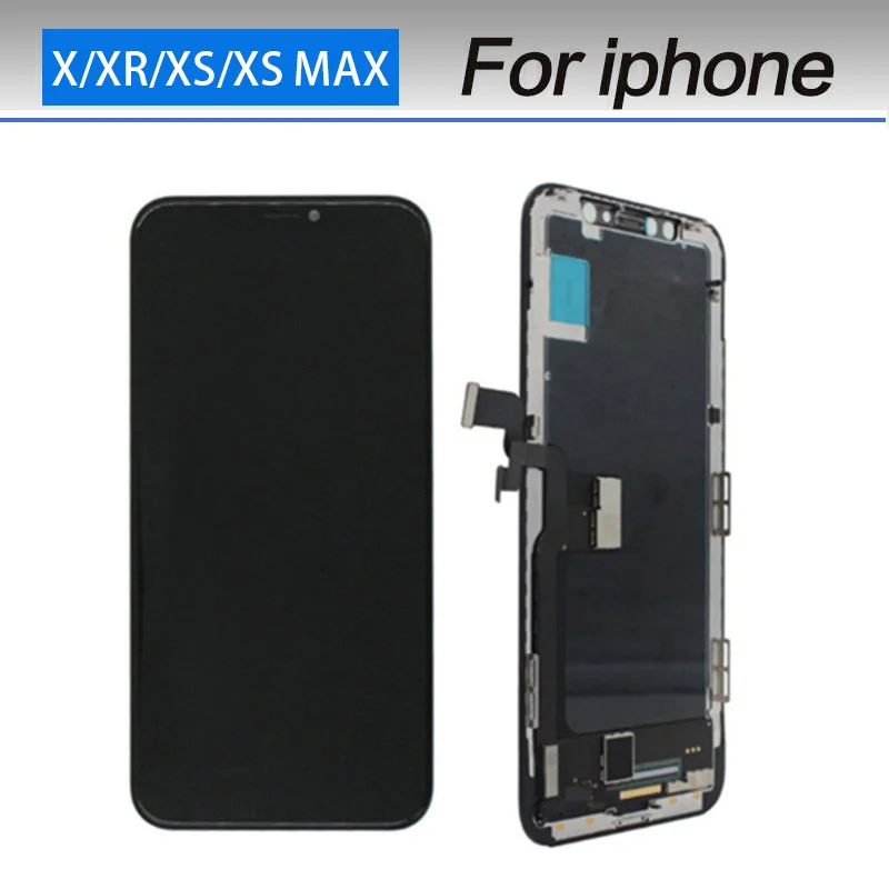 

Oled Test Grade For iPhone X XS XR XS Max AMOLED OEM LCD Display Touch Screen Digitizer Replacement Assembly Parts