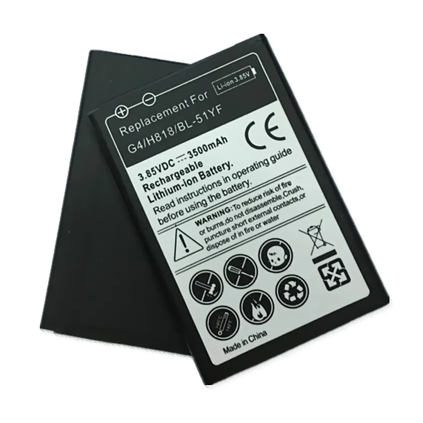 G4 Батарея высокого качества Замена BL51YF BL 51YF для LG H818 H819 H810 H815 VS986 LS991 G4|Аккумуляторы