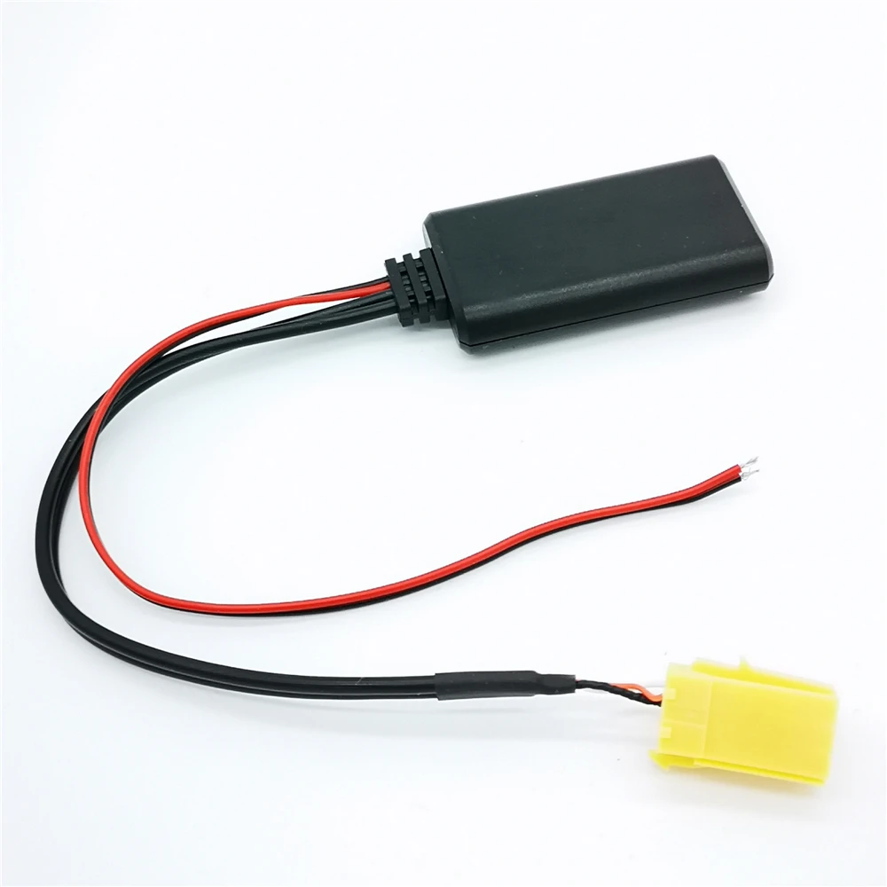 Car Yellow 6Pin Mini ISO Aux-in Bluetooth Module Audio Adapter Cable for  Fiat 500 Bravo Panda Punto for Blaupunkt CD