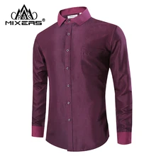 Новинка Эластичная Красная Повседневная Рубашка Мужская С Длинным Рукавом Дышащая Бизнес Рубашка Мужская большой плюс Размер Сорочка Camisa социальной