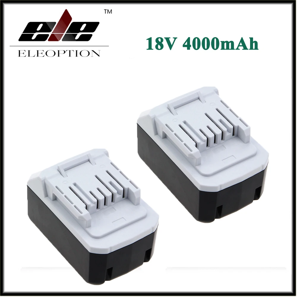 

2x Eleoption 18V 4000mAh Battery For Makita BL1813G DF457D HP457D JV183D TD127D UR180D UH522D CL183D Power Tool