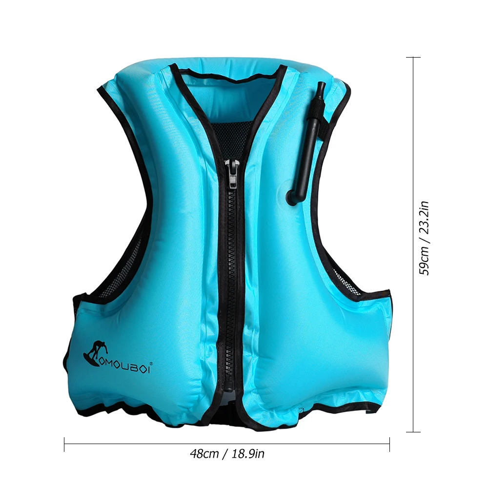 Взрослый надувной плавательный жизнь спасательный жилет куртка подводное плавание плавающий серфинг водная безопасность Спорт спасательные куртки