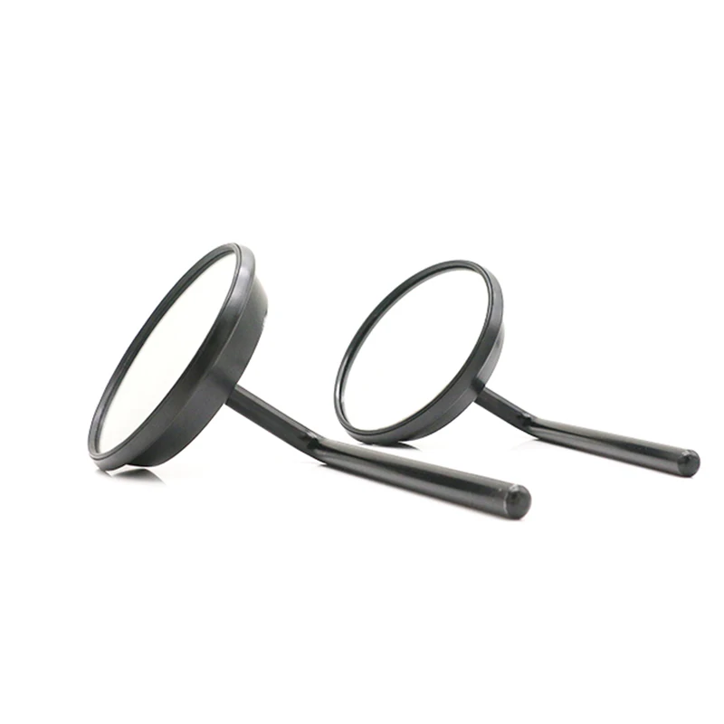 Universal Clamp On Motorcycle Round 4'' Rearview Mirrors For Honda Harley Yamaha Kawasaki Suzuki Dirt Bike Custom Bobber|Боковые