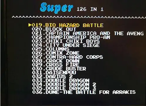 Картридж для видеоигр sega md игровой картридж 126 с чипом mega drive 16 битная ТВ игровая