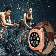 Smart watch 1.22 ”inch runden bildschirm unterstützung sport bluetooth freisprecheinrichtung bt3.0 smartwatch für apple für huawei für iphone