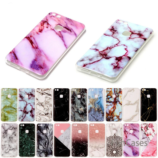 

Granite Stone Marble Case For Huawei P20 P10 P9 P8 lite Plus Mate 9 10 Pro Soft TPU Silicone Cover Funda Coque Huawei cuero