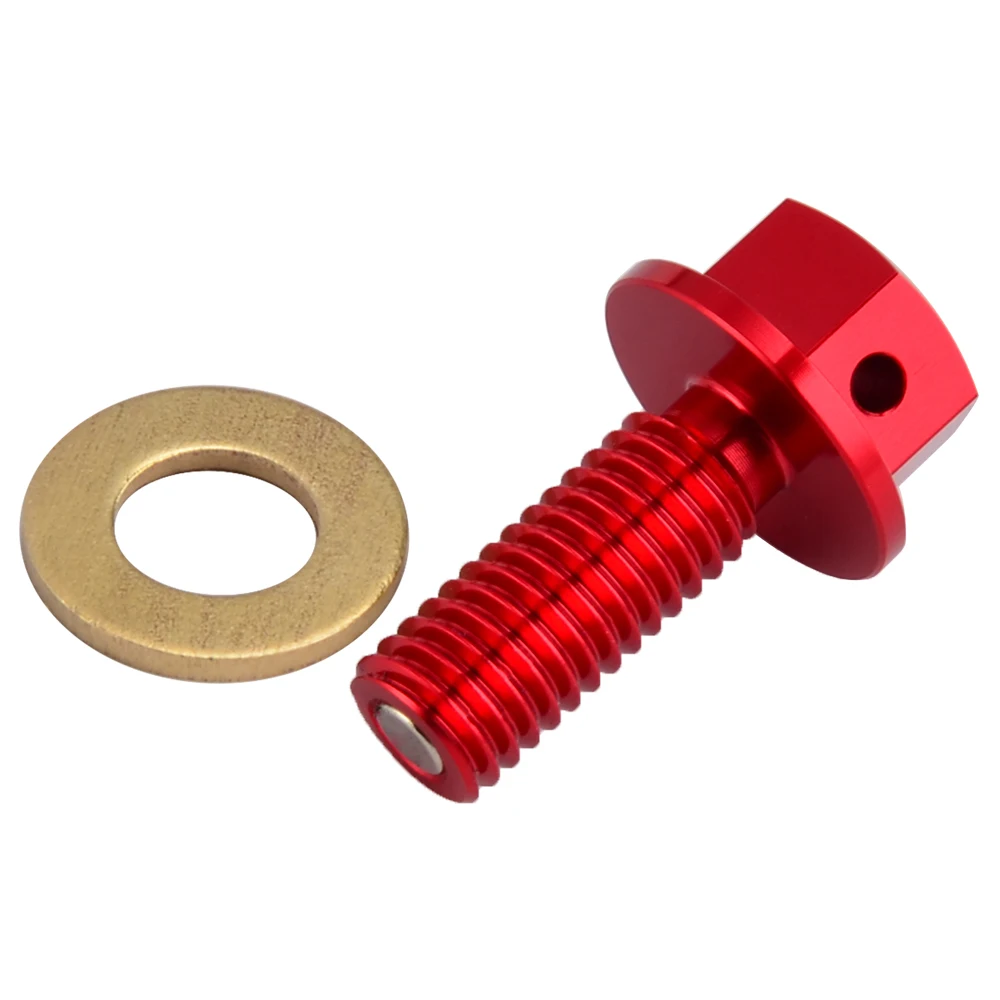 Винт пробки слива масла для Honda CRF250R CRF250X CRF450R CRF 250R 250X 450R Suzuki RMZ250 RMZ450 RMZ RM Z 250 450|Гайки