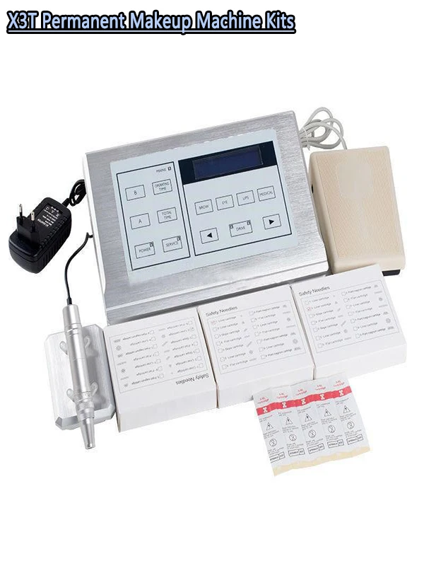 2016 High Quality Permanent Makeup Machine Kits Power Supply ET 991 Permanent Makeup Machine for Tattoo