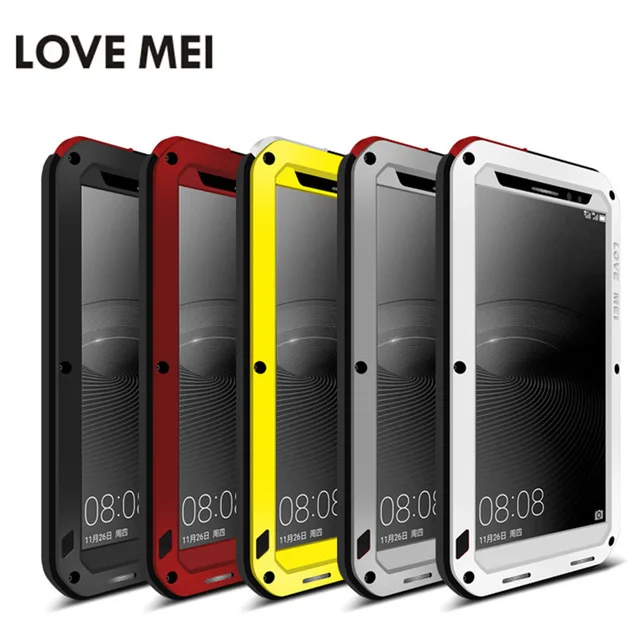 bilder für Original LOVE MEI Huawei Taube 8 Fall Luxus Shock Proof leben Wasserdicht Metall Aluminium Rahmen & Silikon-abdeckung für Huawei Kollege 8 bilder für Original LOVE MEI Huawei Taube 8 Fall Luxus Shock Proof leben Wasserdicht Metall Aluminium Rahmen & Silikon-abdeckung für Huawei Kollege 8