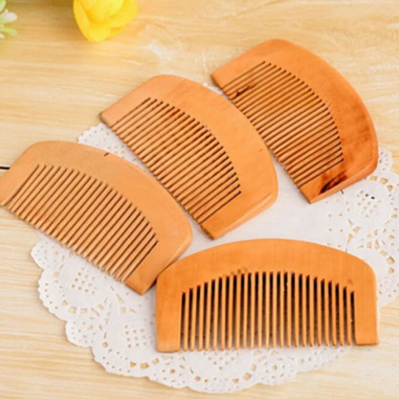 

New 1 PCS Pocket Wooden Comb Super Wood Combs No Static Beard Comb Hair Styling ToolHair Brush Comb
