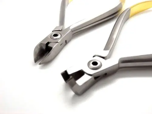 1 компл. зубных дистальных конец провода резак TC (АРКА провода резак) и прочные кусачки TC Ортодонтические лабораторные щипцы для