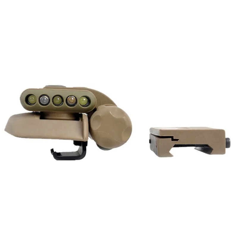 Tactical HELMET LIGHT helmet lamp SET GEN 2 white LED with IR black DE (3)