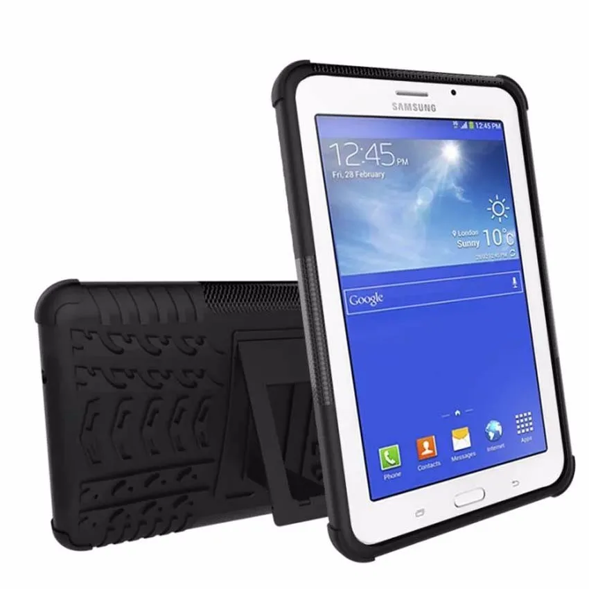 

Shockproof Case for Samsung Galaxy Tab 3 Lite 7.0 T110 T111 SM-T113 T116 7 Inch Tablet Cover PC + Silicone Stand Funda + Pen