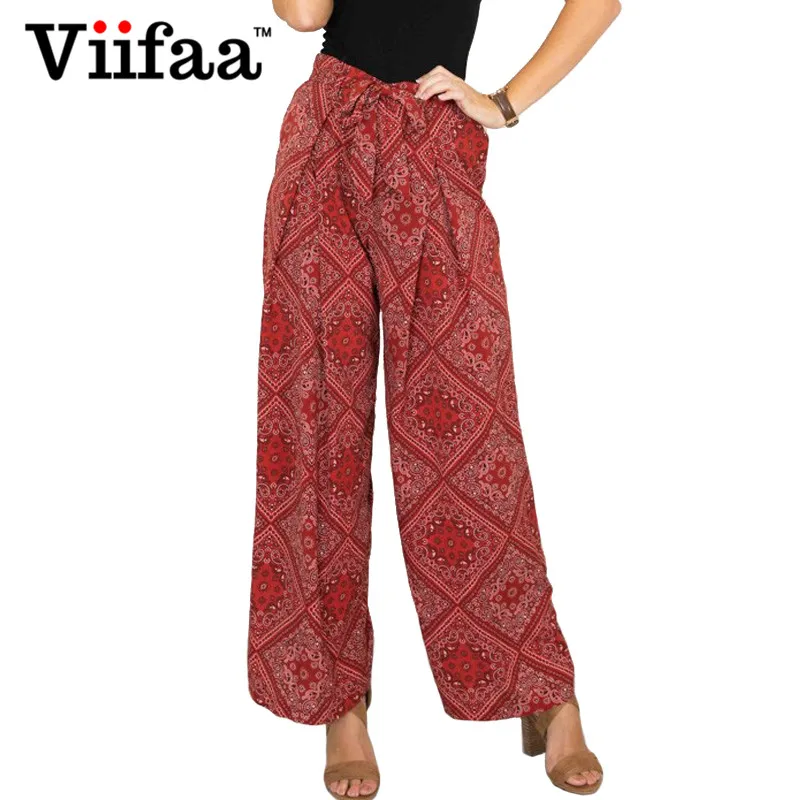 Aliexpress.com : Buy Viifaa Boho Style Summer Wide Leg