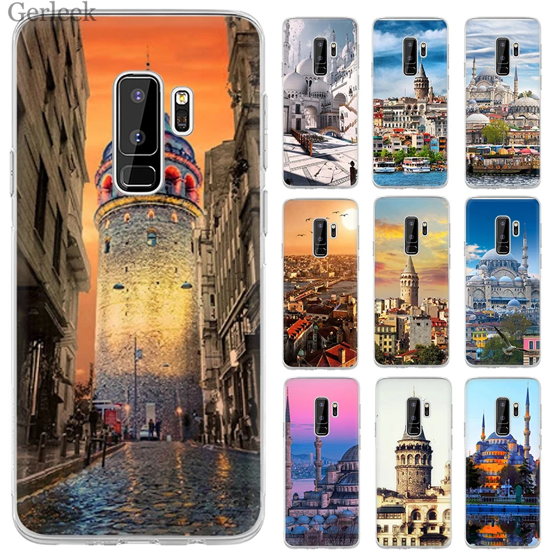 Турция Стамбул Sceneary строительный чехол для телефона Samsung Galaxy A5 A6 A8 J3 J5 J7 2015 2016 2017 2018