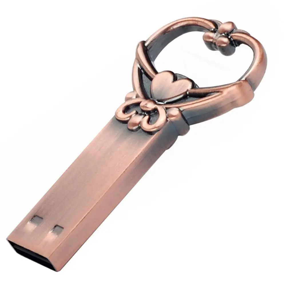

LEIZHAN love USB flash drive Metal Key Computer U Disk 4GB 8GB 16GB 32GB 64GB pen drive pendrive menmory stick usb drive