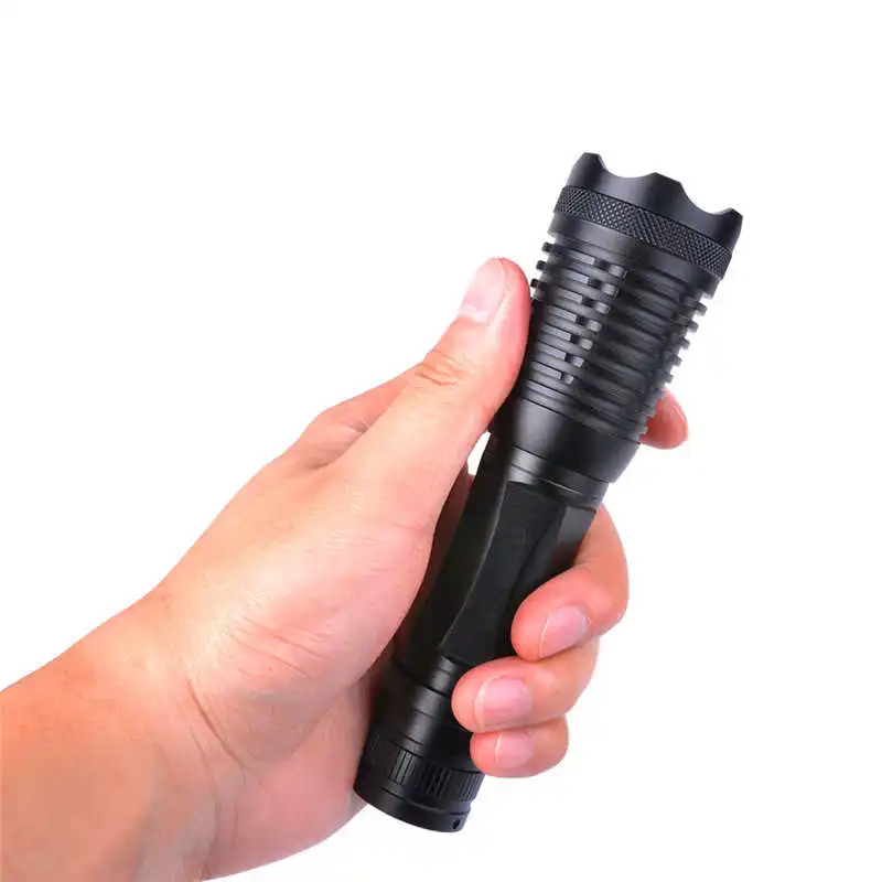 Powerful led flashlight T6 LED Rechargeable Zoomable Waterproof Flashlight Torch Bike Light+Charger by 18650 battery #3S27 (7)