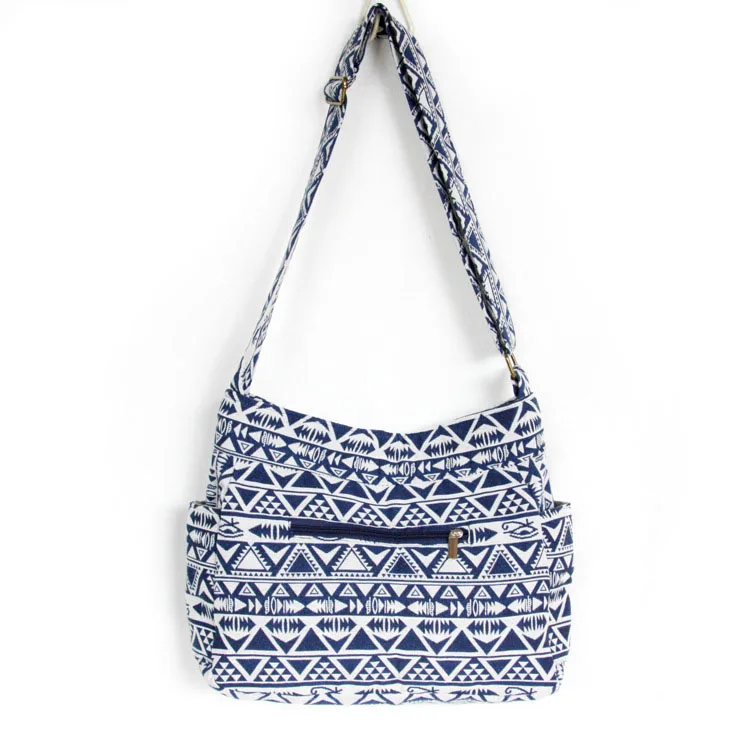 Canvas Crossbody Everyday Satchel Bag Shoulder Messenger Bag Travel Bag (3)