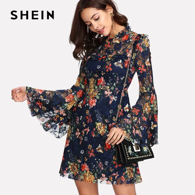 ثلاثي حادث لها shein vestidos estampados - portiefilmfest.com