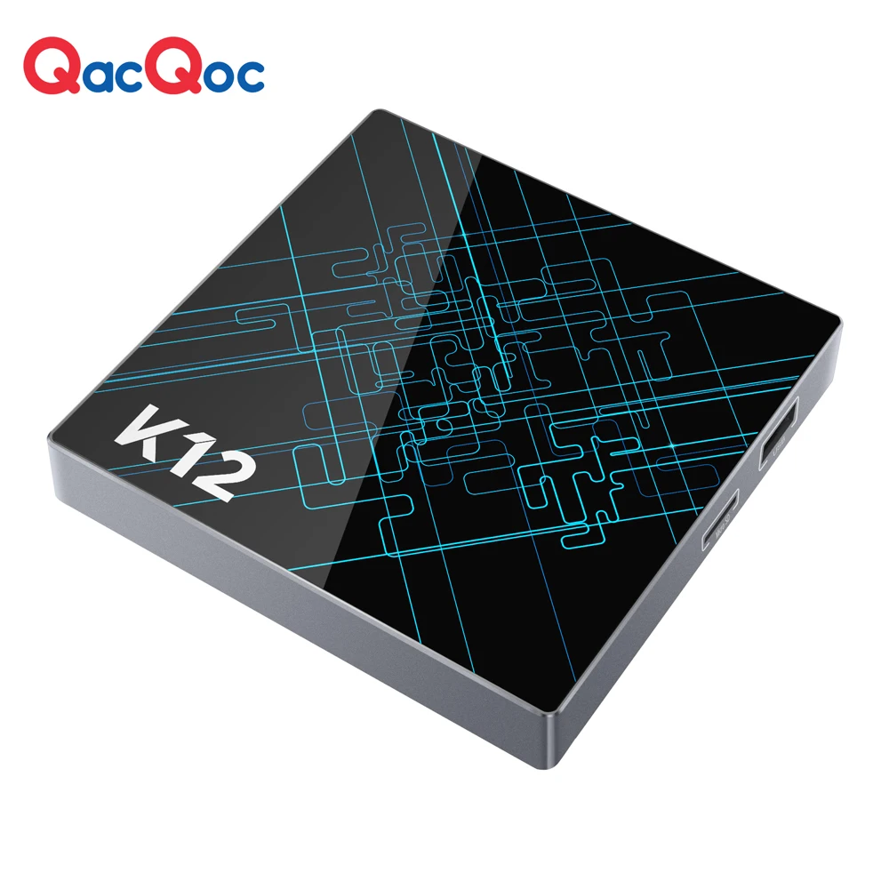 Qacqoc K12 Android 6.0 ТВ Box с Amlogic S912 Octa core 2 г/16 г WI-FI 5 г/ 2.4 Bluetooth4.1 4K2k HD декодирования H.265 Умные