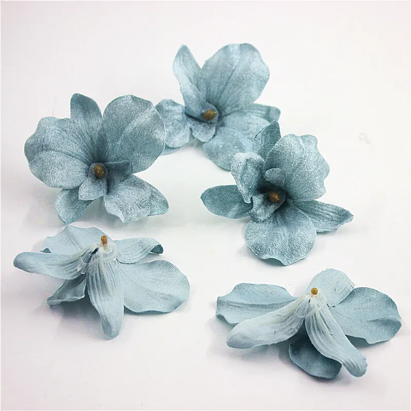 Г. винтажные европейские моделирование cymbidium накладные cymbidium diy цепочка цветов украшение на шляпку цветок полу в гостиной цветок arra