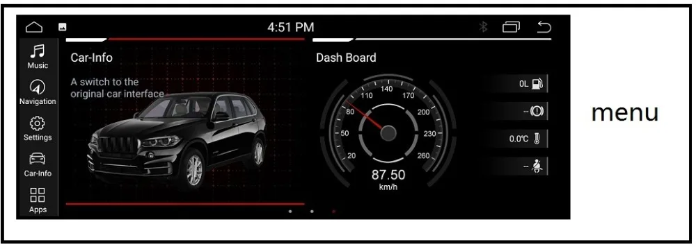Excellent ID7 Android 9.0 for bmw Series 5 E60, E61, E62, E63,E90 car gps,Wifi,canbus,steering wheel,copy map,6 core,32GB ROM,1280x480 13