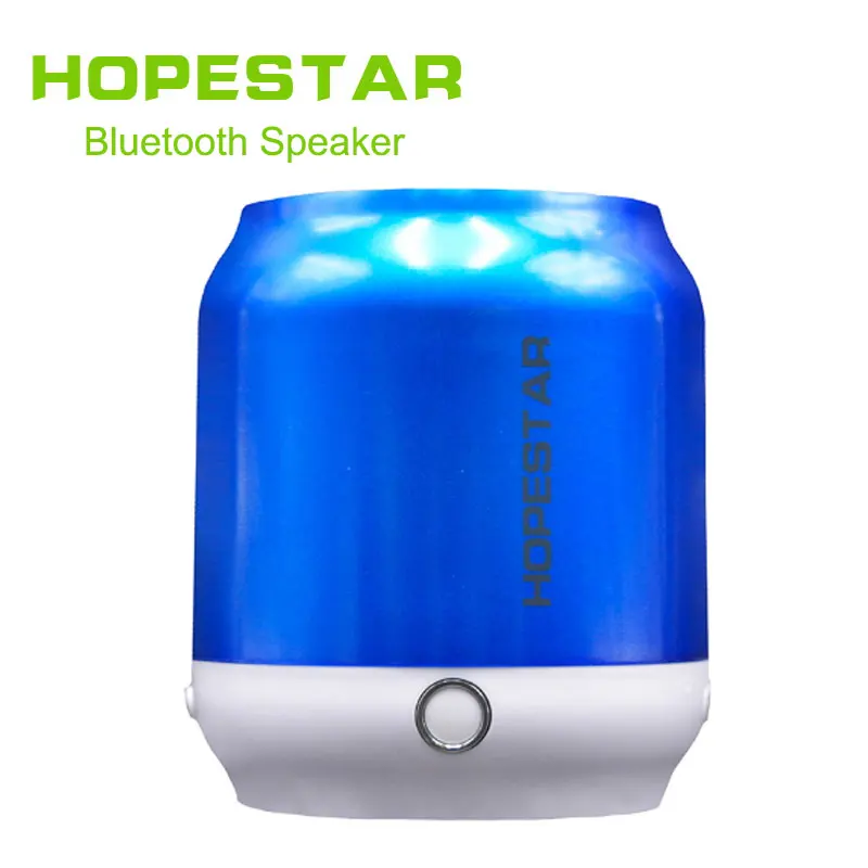 HOPESTAR H8 Мини Bluetooth динамик Портативный беспроводной бас стерео MP3 плеер Поддержка USB TF AUX FM handfree для телефона компьютера - Цвет: blue