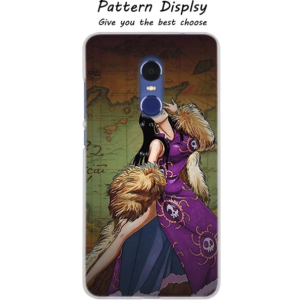 One Piece Boa Hancock Clear Cover Case for Xiaomi Redmi 3 3S 6 Pro S2