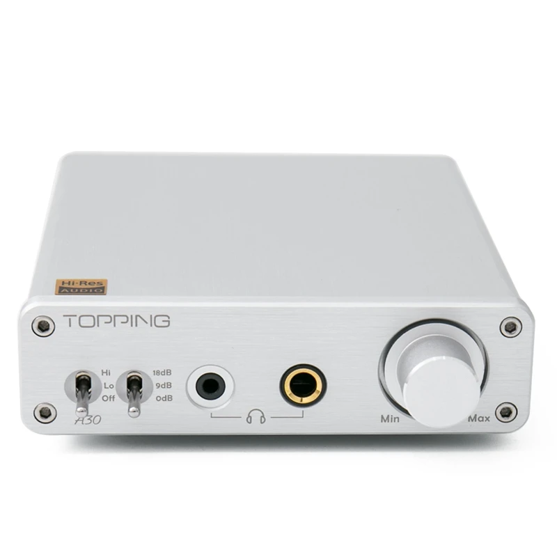 Topping A30 Hifi Desktop Headphone Amplifier 3.5mm/6.35mm Headphone output Topping A30 Hifi Desktop Headphone Amplifier 3.5mm/6.35mm Headphone output