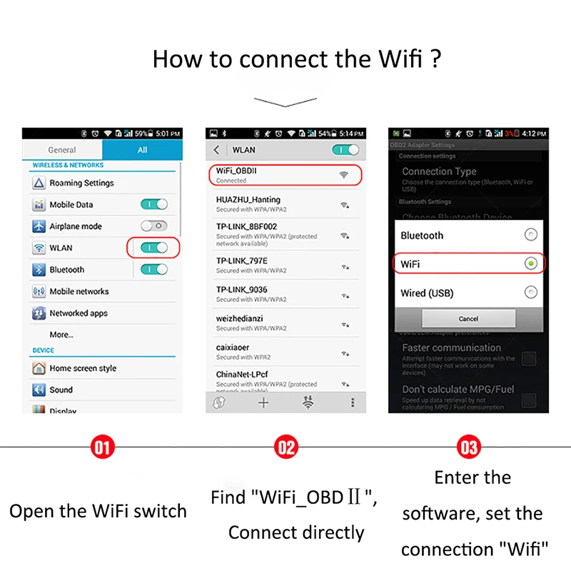 Автомобильный OBD 2 wifi беспроводной OBD ii OBDii диагностический инструмент ELM327 wifi OBD2 инструмент работает для iphone IOS Android Smart ELM 327