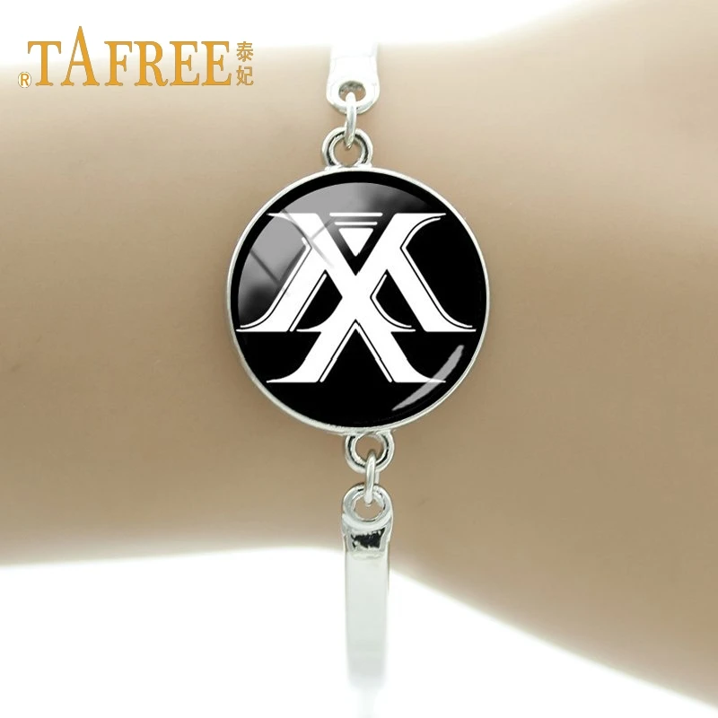 Шарм от tafree нежный браслет корейский поп мужской портфель MONSTA X Art личные фото вентилятор memento браслеты ювелирные изделия MN02