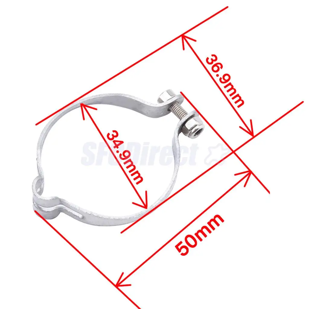 3pcs Bike Parts Vintage Bicycle Stainless Steel Bicycle Clips Brake Cable Housing Clamp Guide Backstop 34.9mm