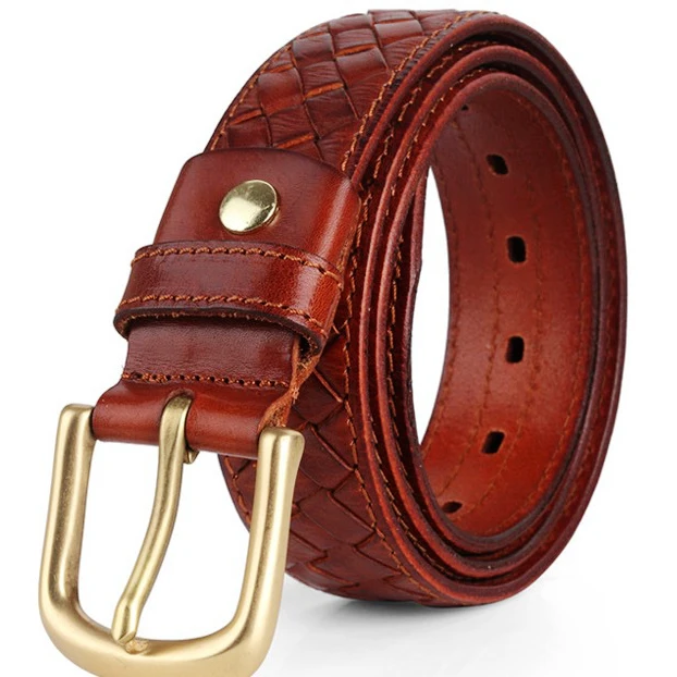 belt for men mens belts luxury men&#39;s strap of jeans solid brass buckle full grain genuine ...